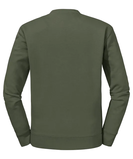 RU262M - Authentic Sweater met ronde hals OLIVE