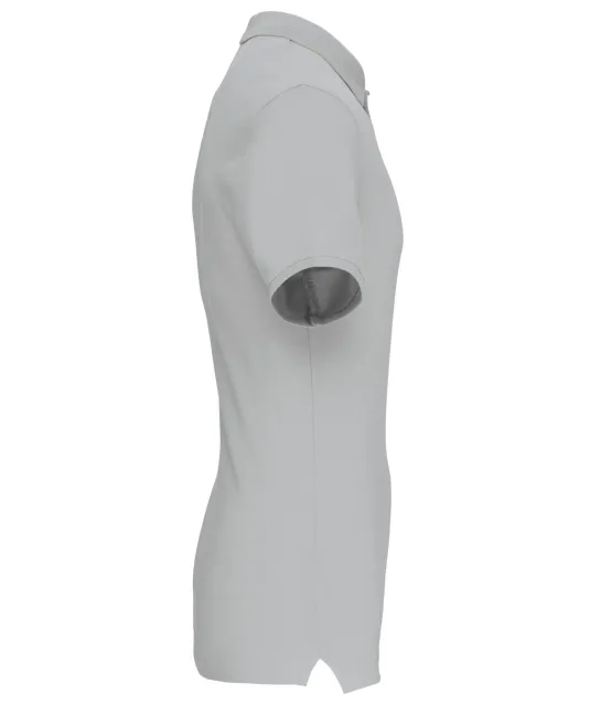 K239 - Piquépolo korte mouwen heren Snow Grey