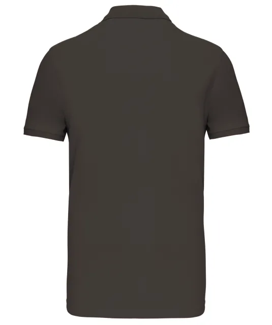 K239 - Piquépolo korte mouwen heren Dark Grey