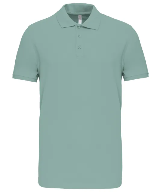 K239 - Piquépolo korte mouwen heren Sage