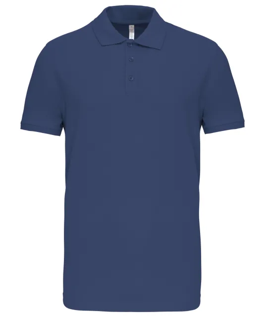 K239 - Piquépolo korte mouwen heren Deep Blue