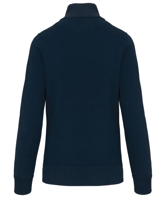 K457 - Damessweater met rits Navy