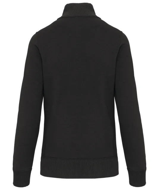 K457 - Damessweater met rits Black