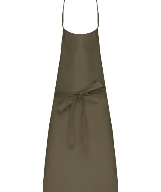 K895 - Katoenen schort zonder zak Light khaki