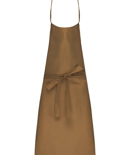 K895 - Katoenen schort zonder zak Camel