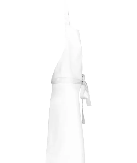 K895 - Katoenen schort zonder zak White