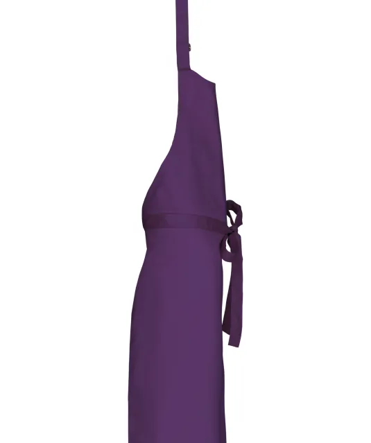 K895 - Katoenen schort zonder zak Purple