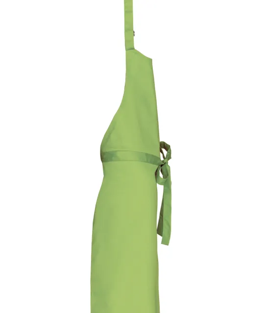K895 - Katoenen schort zonder zak Lime