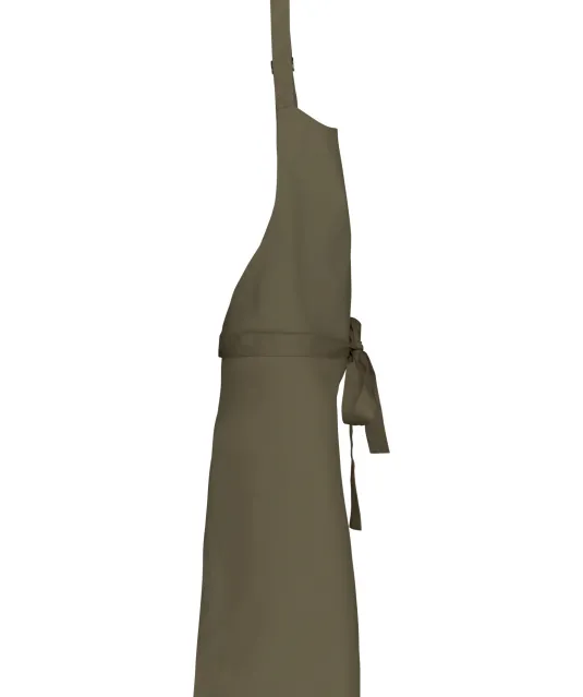 K895 - Katoenen schort zonder zak Light khaki