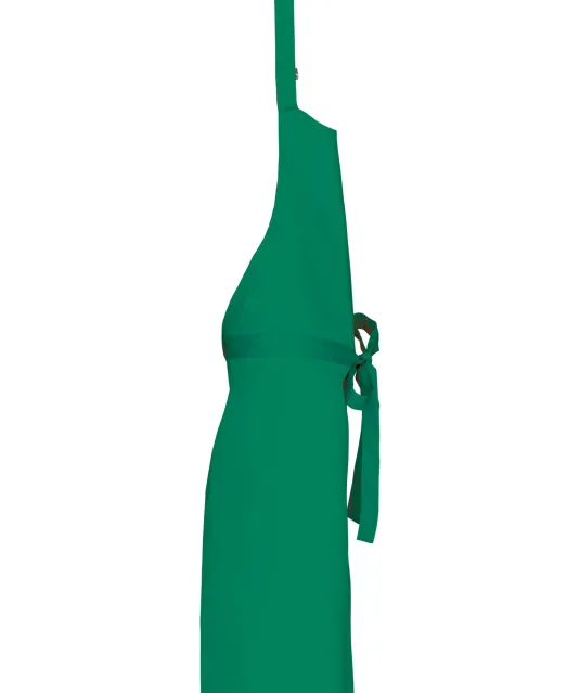 K895 - Katoenen schort zonder zak Kelly Green