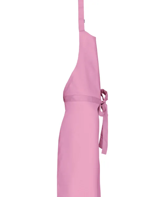 K895 - Katoenen schort zonder zak Dark Pink