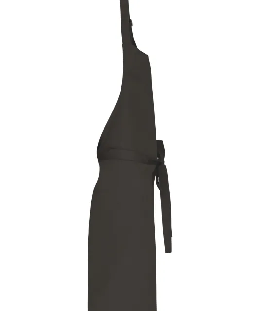 K895 - Katoenen schort zonder zak Dark Grey