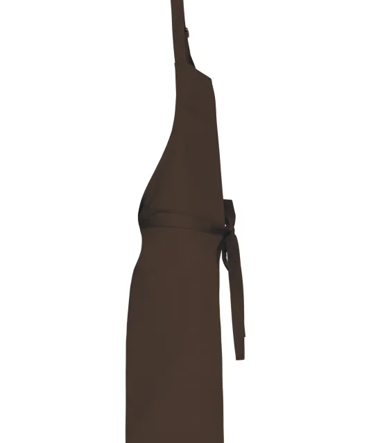 K895 - Katoenen schort zonder zak Chocolate