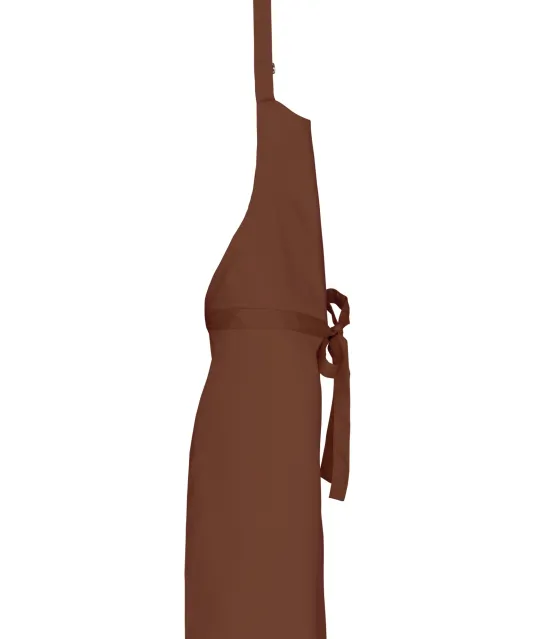 K895 - Katoenen schort zonder zak Cacao