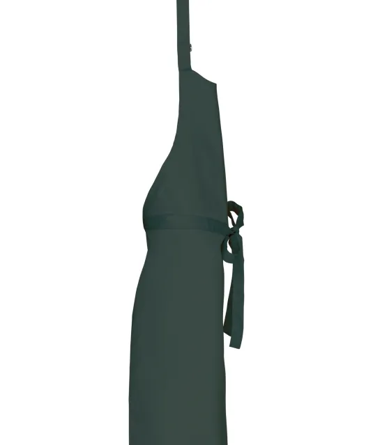 K895 - Katoenen schort zonder zak Bottle Green