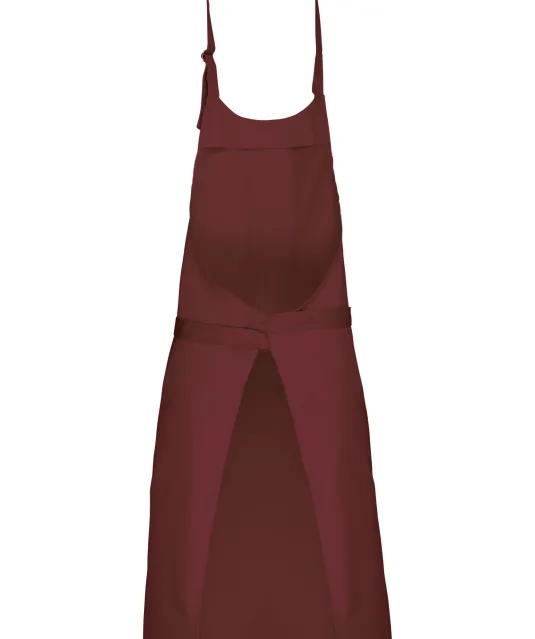 K895 - Katoenen schort zonder zak Wine