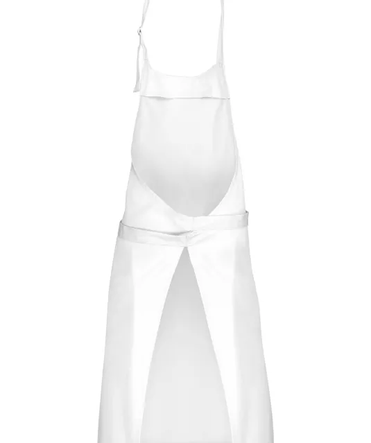 K895 - Katoenen schort zonder zak White