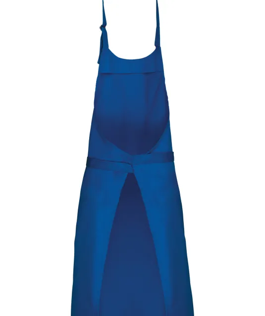 K895 - Katoenen schort zonder zak Royal Blue