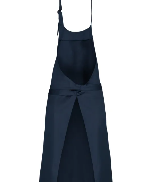 K895 - Katoenen schort zonder zak Navy