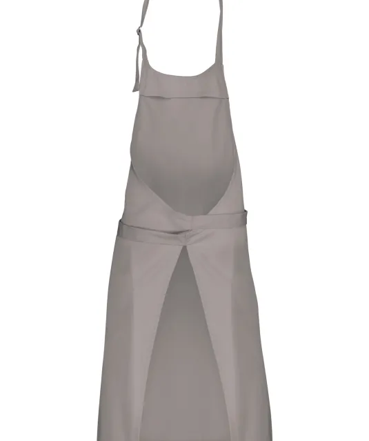 K895 - Katoenen schort zonder zak Light Grey
