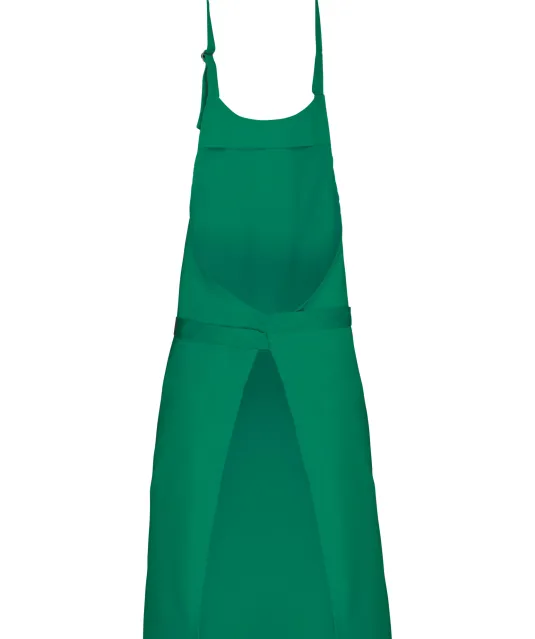 K895 - Katoenen schort zonder zak Kelly Green