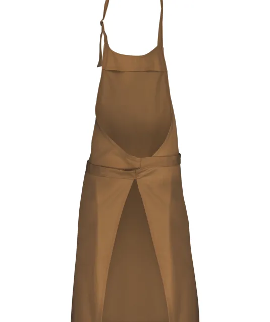 K895 - Katoenen schort zonder zak Camel