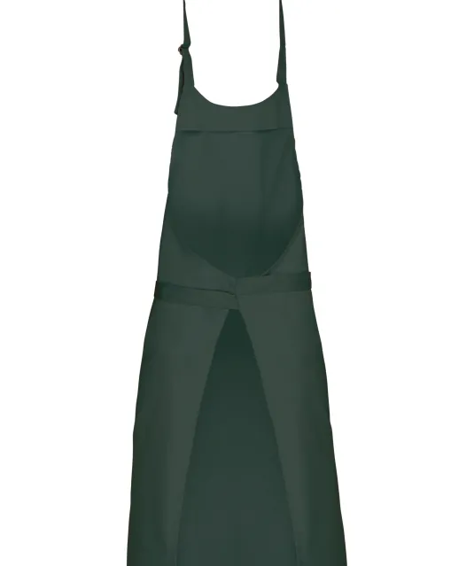 K895 - Katoenen schort zonder zak Bottle Green