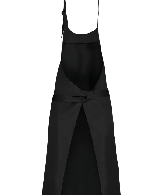 K895 - Katoenen schort zonder zak Black