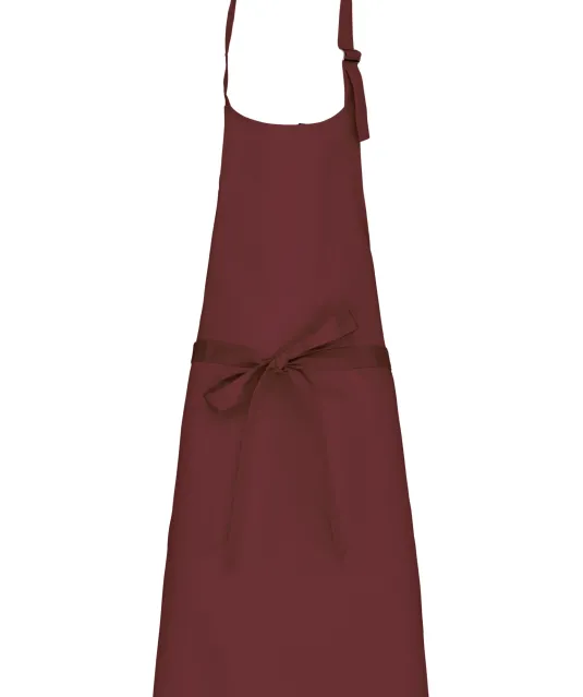 K895 - Katoenen schort zonder zak Wine
