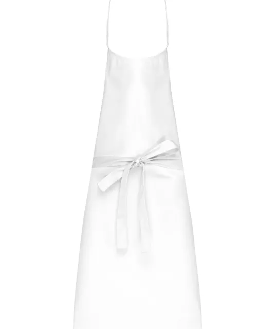 K895 - Katoenen schort zonder zak White