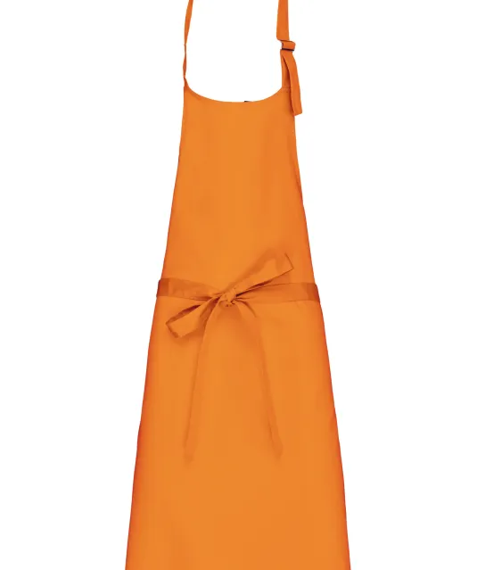 K895 - Katoenen schort zonder zak Orange