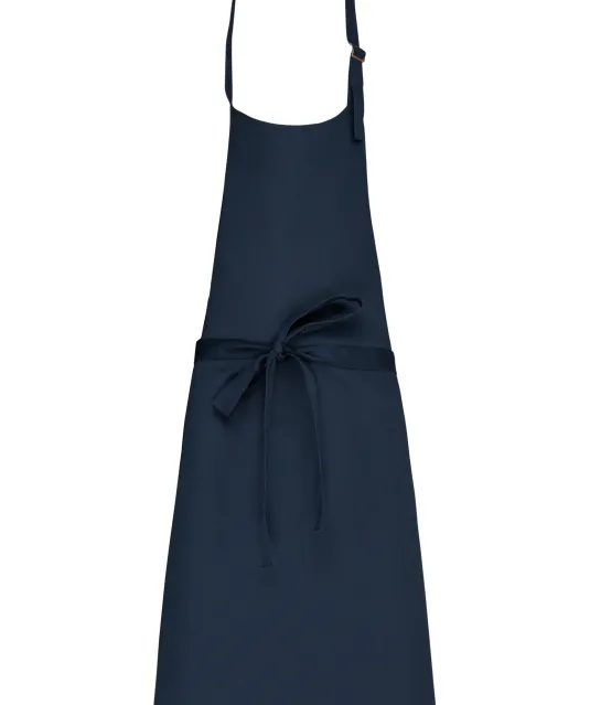 K895 - Katoenen schort zonder zak Navy
