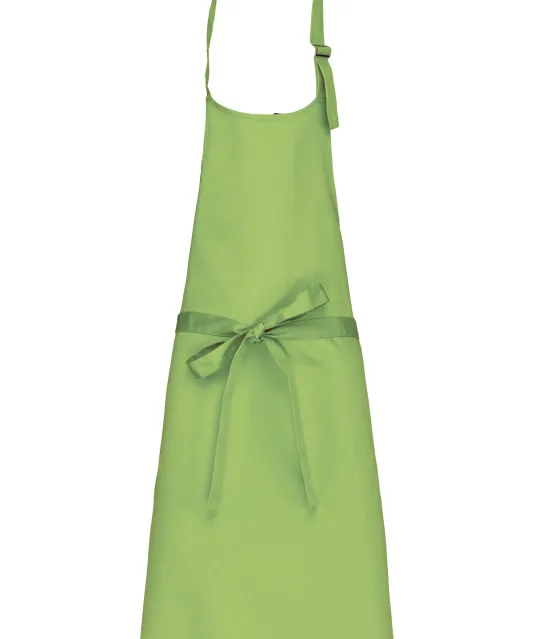 K895 - Katoenen schort zonder zak Lime