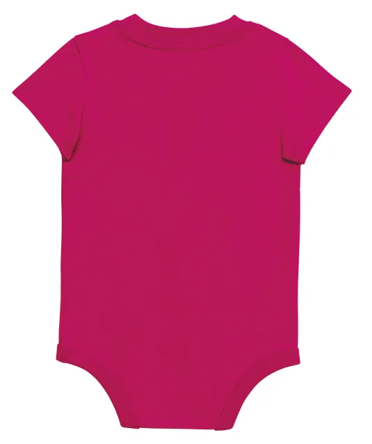 K831 - Babyromper korte mouwen Fuchsia