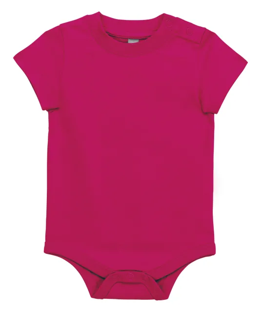 K831 - Babyromper korte mouwen Fuchsia