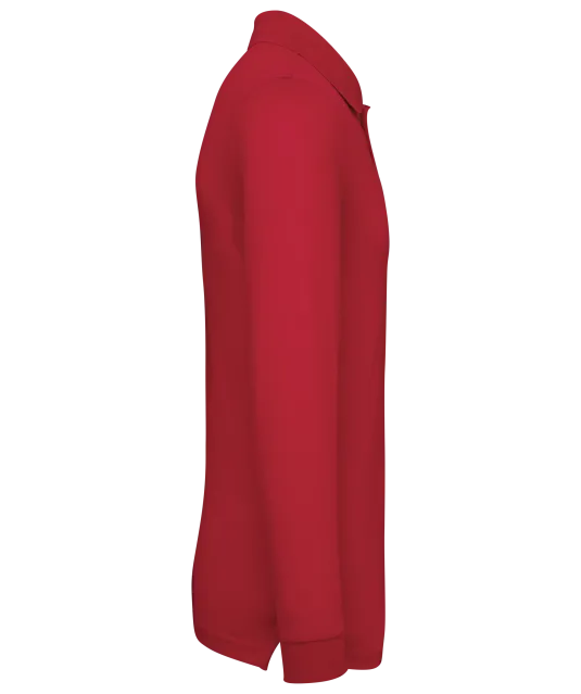 WK276 - Polo lange mouwen Red