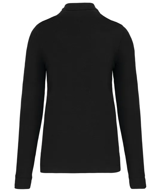 WK276 - Polo lange mouwen Black