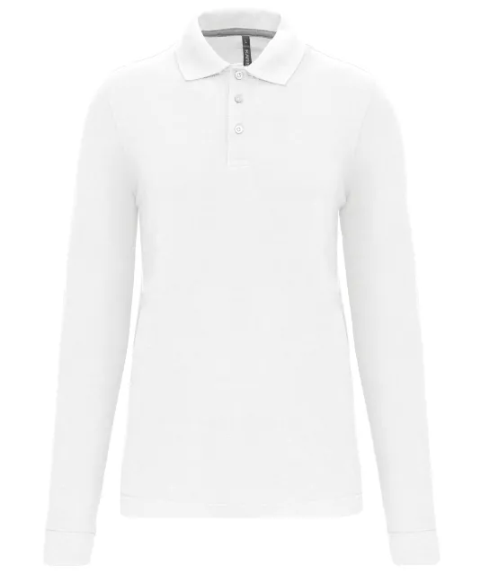 WK276 - Polo lange mouwen White