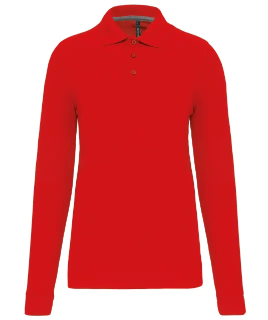 WK276 - Polo lange mouwen Red