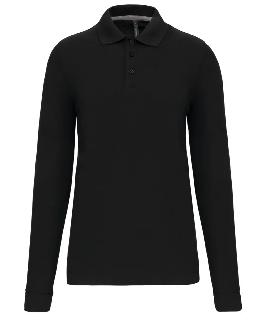 WK276 - Polo lange mouwen Black