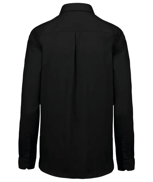K585 - Damesoverhemd met lange mouwen van katoen Nevada Black