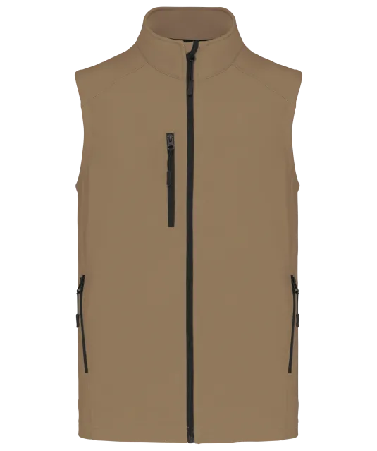 K403 - Softshell bodywarmer Camel
