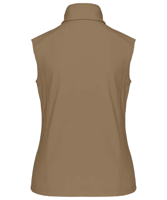 K404 - Dames softshell bodywarmer Camel