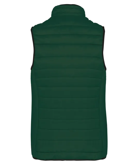 K6114 - Ladies' lightweight sleeveless down jacket Forest Green