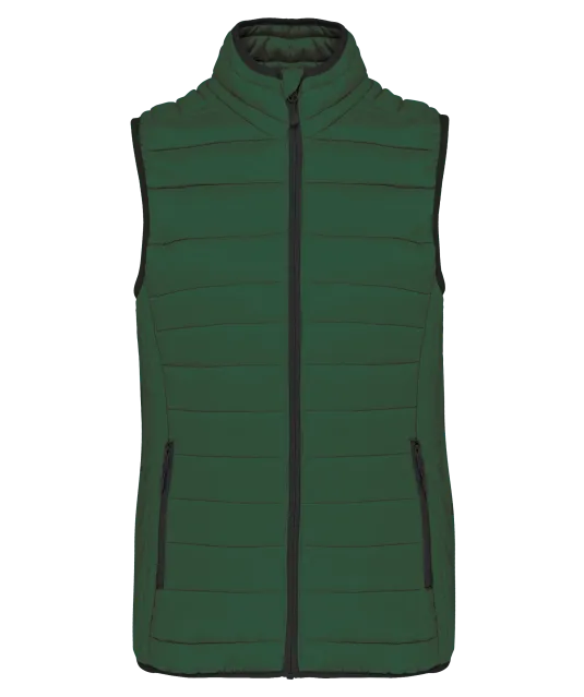 K6114 - Ladies' lightweight sleeveless down jacket Forest Green