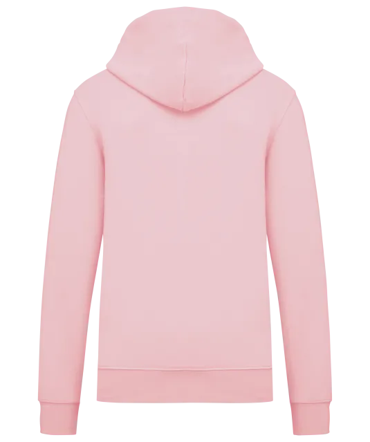 K4027 - Ecologische herensweater met capuchon Pale Pink