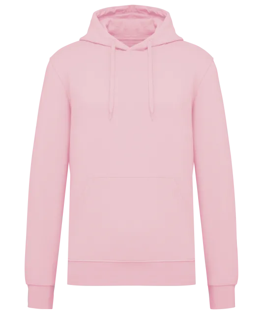 K4027 - Ecologische herensweater met capuchon Pale Pink
