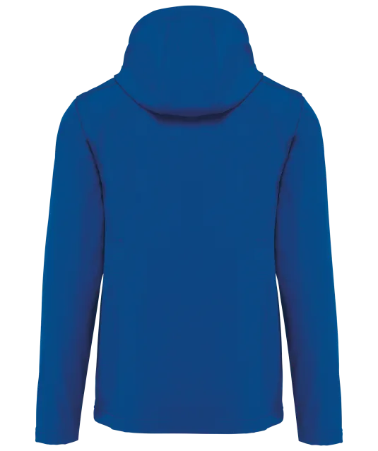 K422 - 3-laagse uniseks softshelljas met afneembare capuchon en mouwen Dark Royal Blue