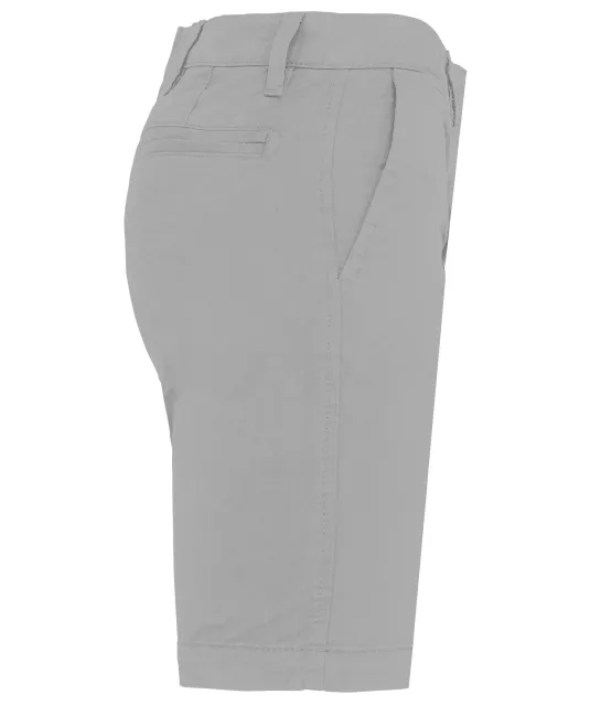 K751 - Dames chino bermudashorts Fine Grey