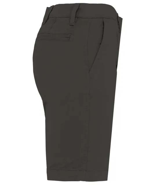 K751 - Dames chino bermudashorts Dark Grey